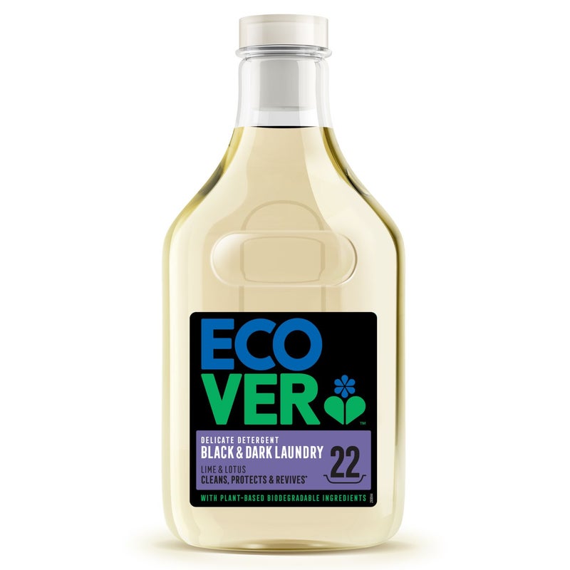ecover Laundry Liquid for Black and Dark Colors Lime and Lotus Scent- 1 Litre - Image 1